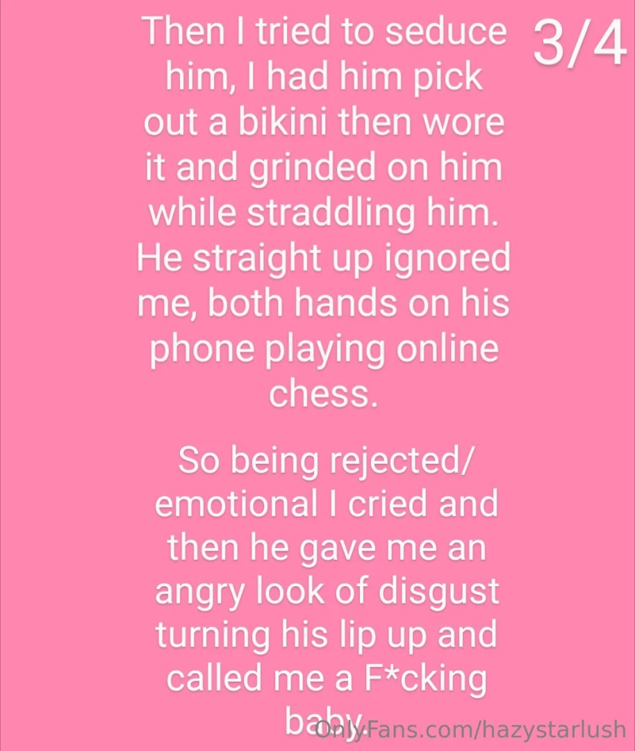 In case anyone was curious of course things couldn t work out for me part 1 