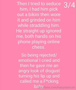 In case anyone was curious of course things couldn t work out for me part 1