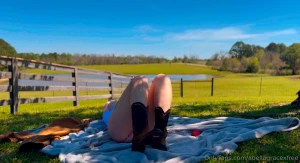 New new new a warm sunny day as i lay out on a cozy blanket surrounded