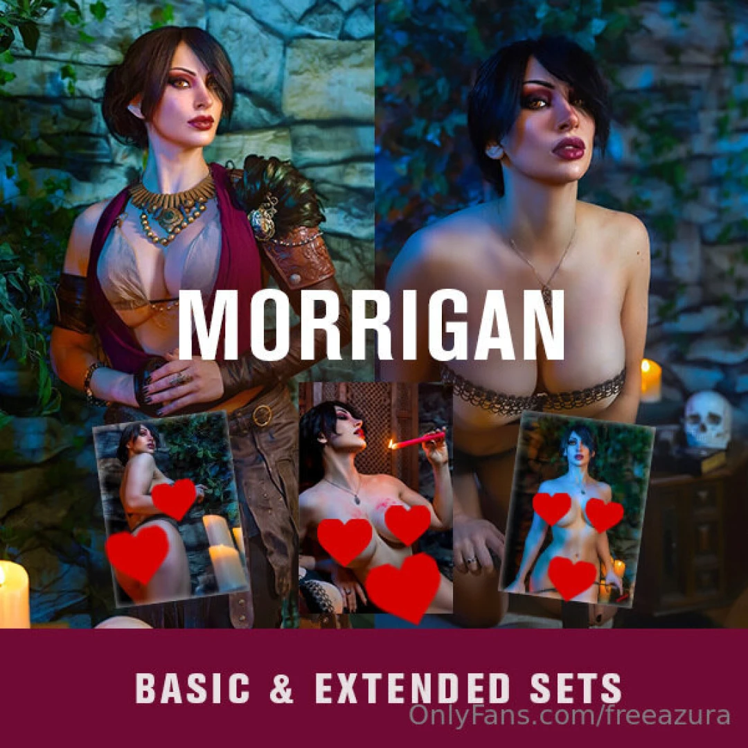 Morrigan from dragon age this is a huge set also includes some wax 