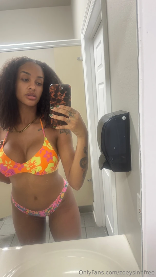 The swimsuit stays on unless you tip 