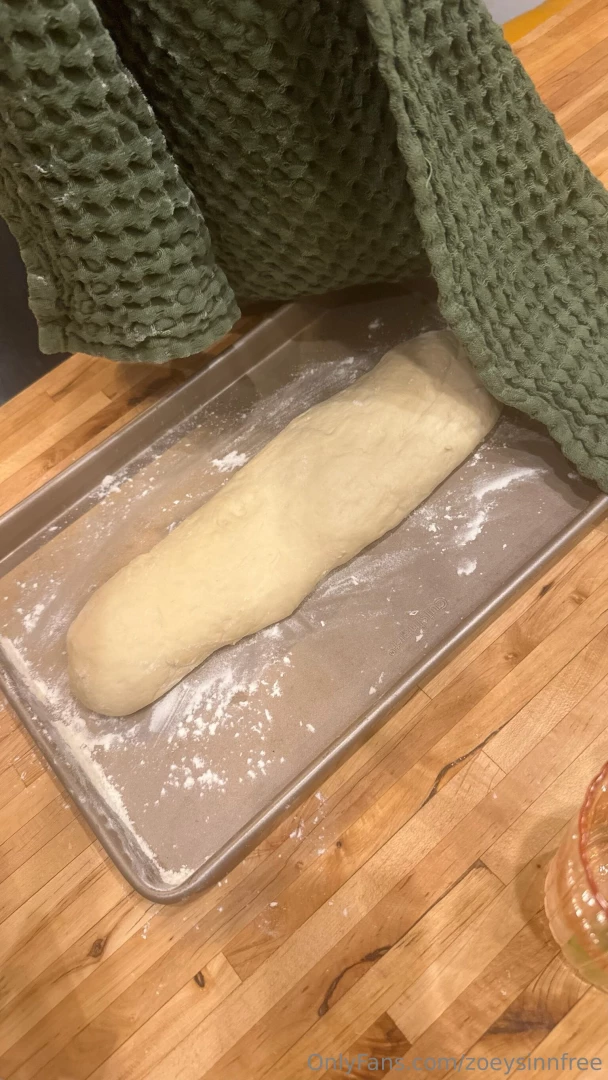 Making bread from scratch 