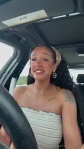 Driving home and singing a little