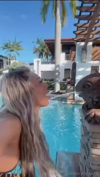How was my swallow technique pool time palm beach showeeerrrrr me 