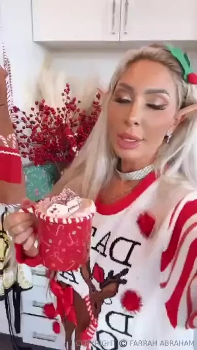 Farrah oftv cuming soon hot cocoa bar special ask for naughty elf 
