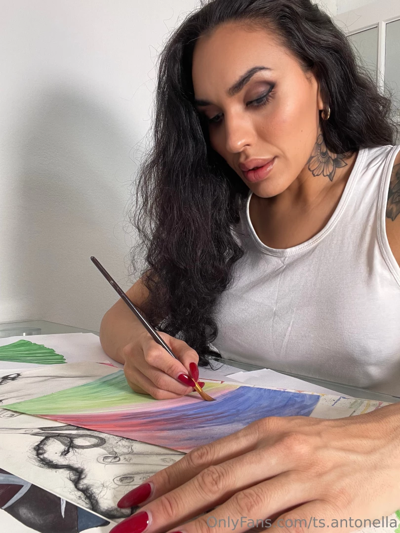 You know what i love drawing and experimenting with colors it helps me 