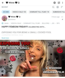 It s femdom friday in wiinie world wiinierox is the fomo hitting yet