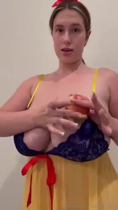 I hope you liked my apple comparison of course my big tits are triple 