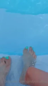 Checking the pool before pool party tonight