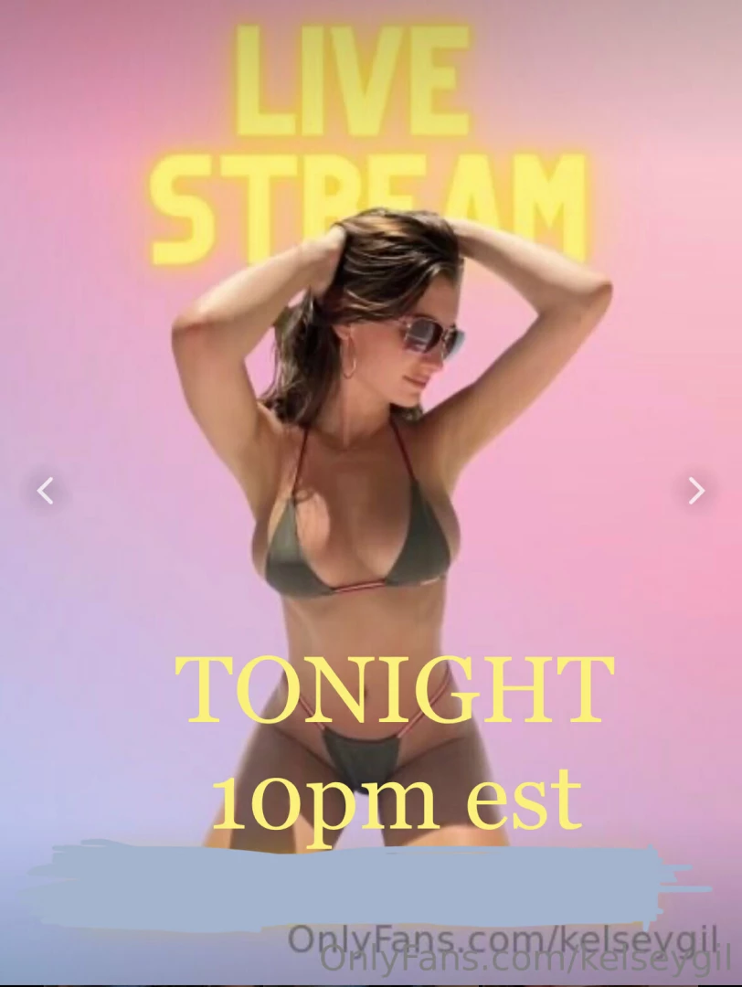 Hope you re coming to my live tonight you won t want to miss it 10pm 