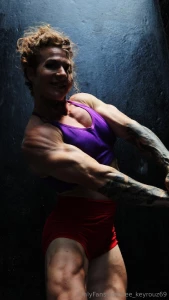 Getting the biggest shoulder pump from todays training