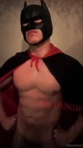 Halloween special - at halloween party a muscular hunk naked and used