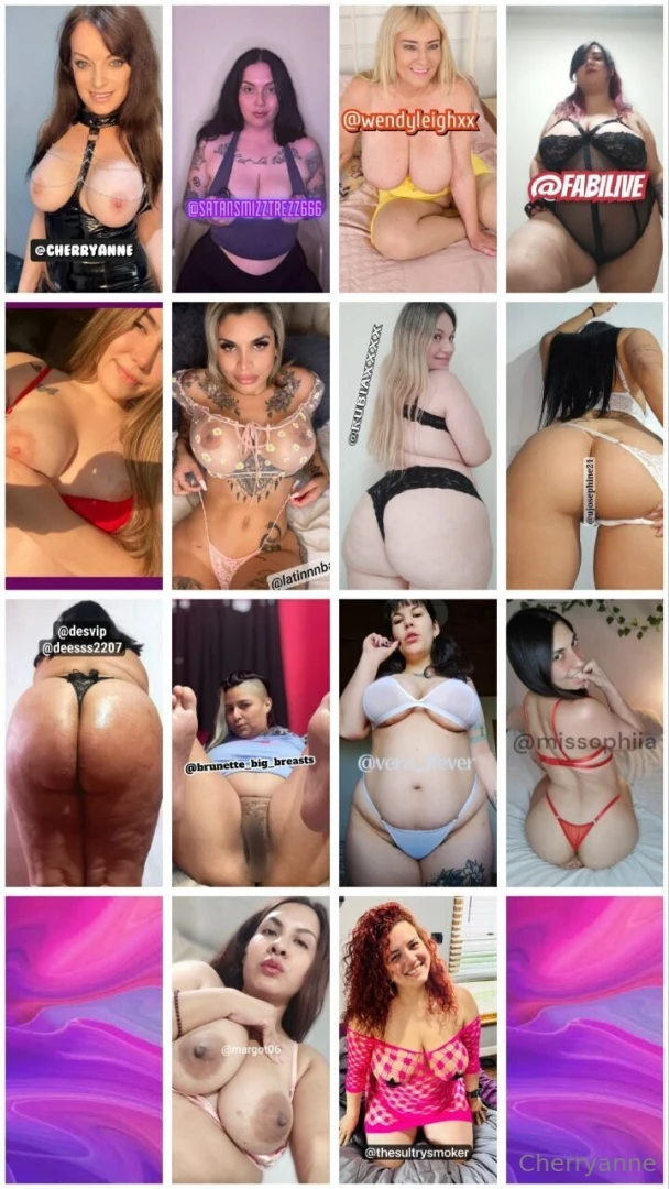 6h cherryanne satansmizztrezz666 wendyleighxx fabilive bebediablita 