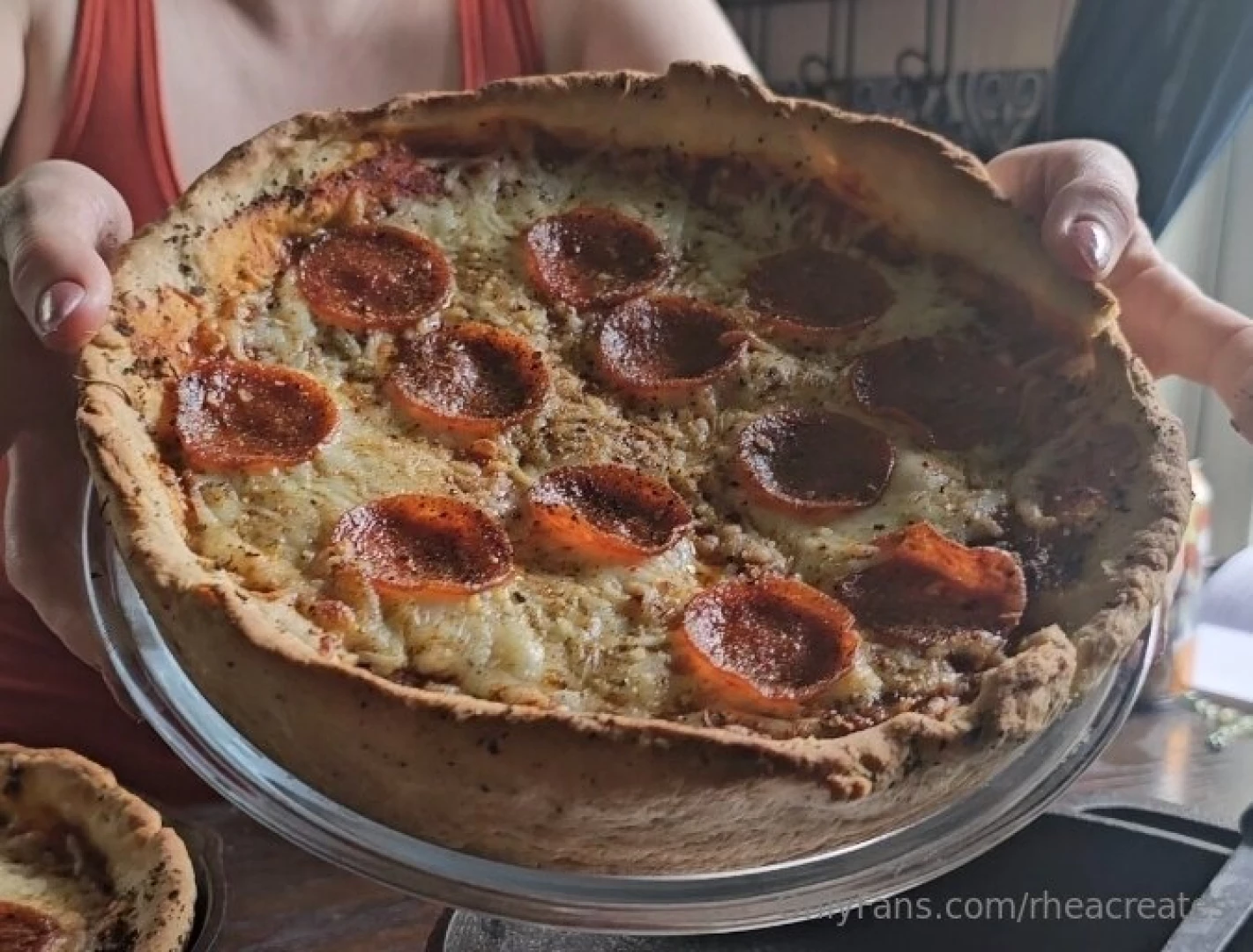 Passing the time waiting for the pizza to finish baking hope you enjoy 