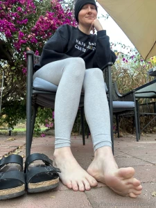 It s a little chilly but the bricks feel nice