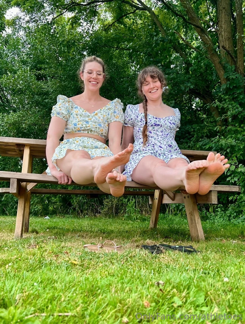 Just a little footsie 