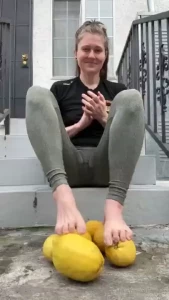 These lemons were soooo big they made me work for it