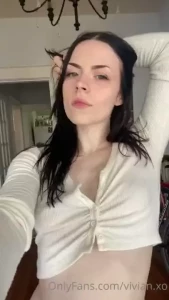 Found the perfect lighting and made some cute clips playing with my