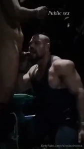 Public sex with park guard