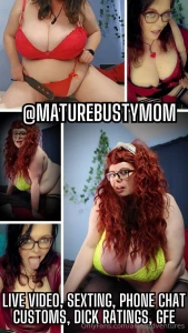 Maturebustymom - onlyfan s hottest milf is waiting just for you to part 1
