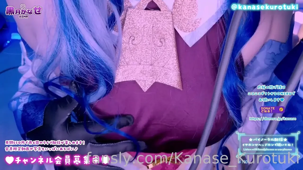 Kanu of genshin cosplay boobies jiggling blackmoon youtuber streamer 