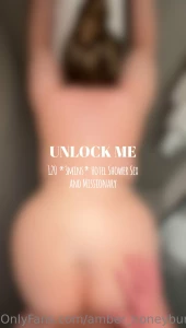 Watch him bend me over in the shower before he throws me back on the