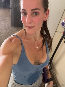 Post workout still no bra part 2