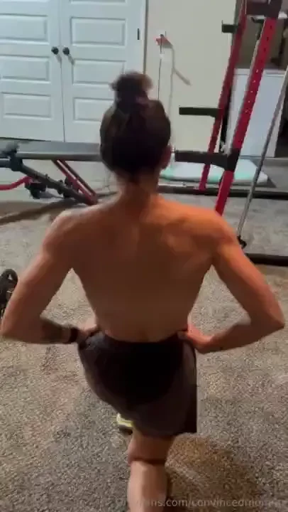 More topless workout running and lunges although you may want to watch part 10 