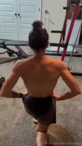 More topless workout running and lunges although you may want to watch part 10