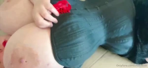 I laid down and tried to take some photos but my boobs just popped