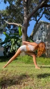 Getting a lil practice in do you do yoga