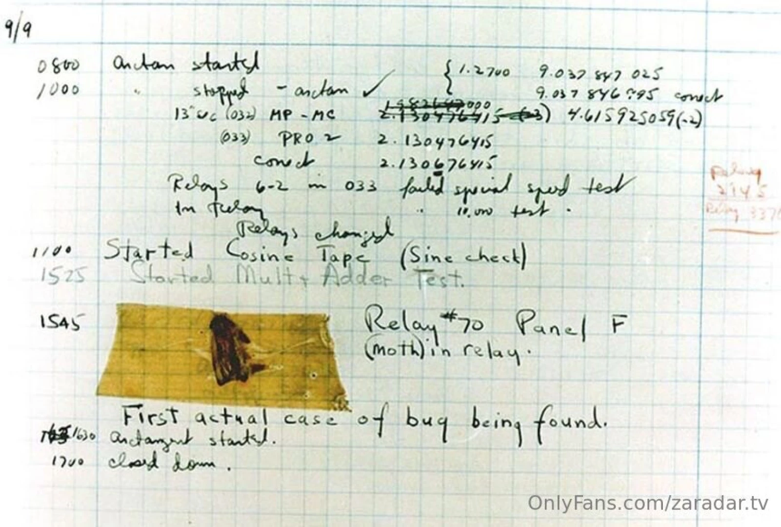 Debugging was coined by computer scientist grace hopper after an 