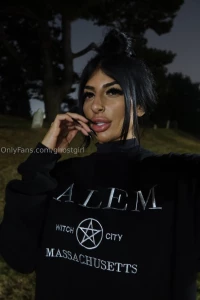 Ghost girl in the graveyard