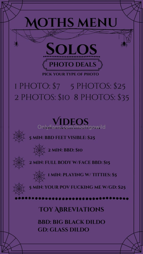 I m doing 20 off when you spend more than 20 on my premade menu hmu part 1 