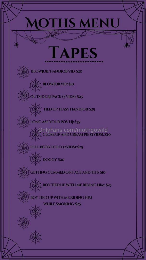 I m doing 20 off when you spend more than 20 on my premade menu hmu part 2 