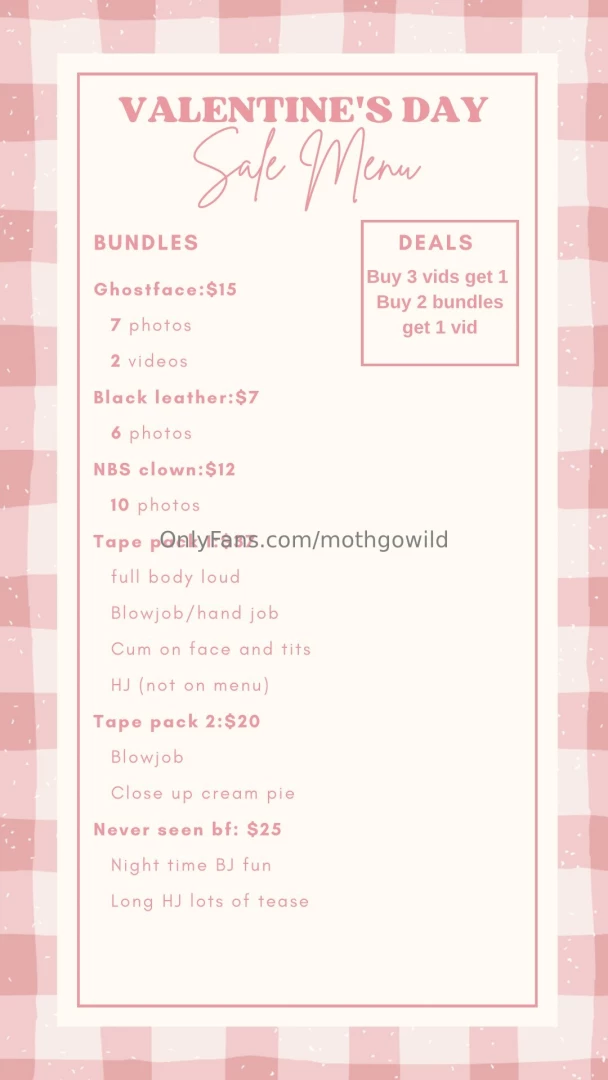 I m having a sale check it out my loves part 1 