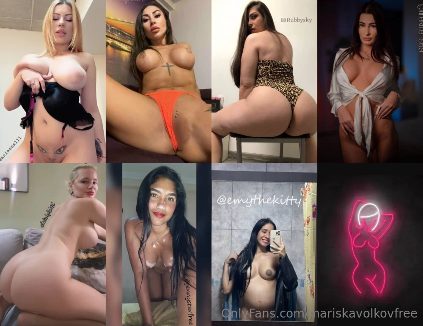 Arianna111 vickyheart rubbysky firekittens69 wickywild jennystarfree part 2 