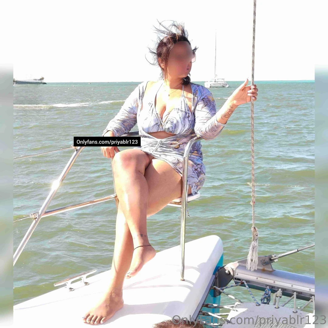 This floral bikini is barely clinging to me just like your 