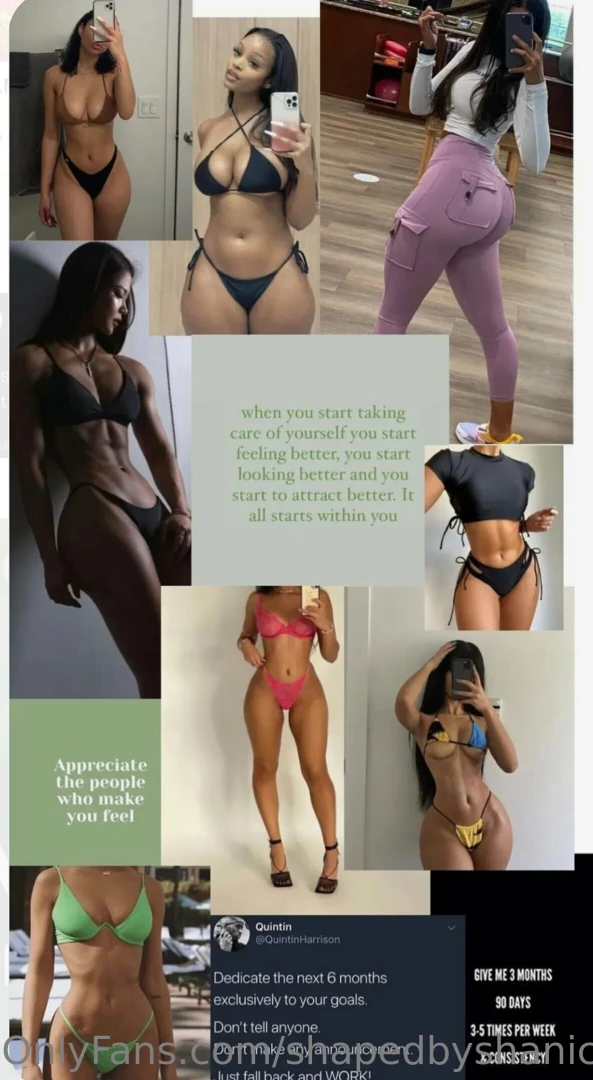 Monday motivation this is a little corner of my fitness goal vision 
