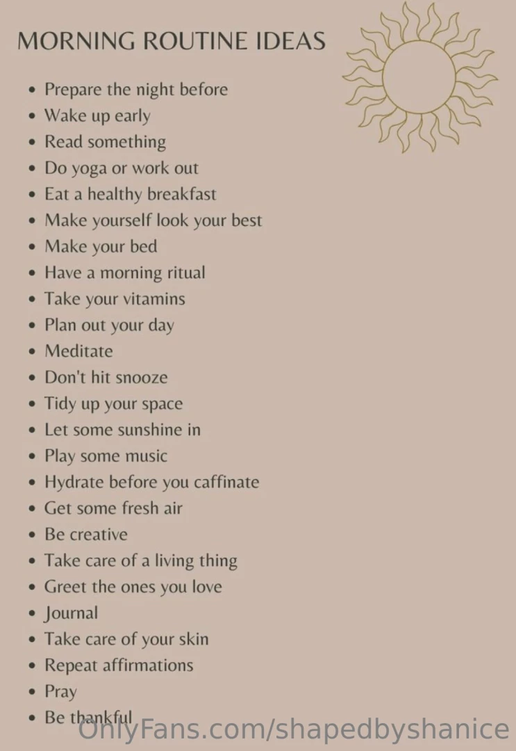 Ways to be more positive are to have a relaxing and smooth running 