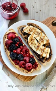 Ok so i had time this morning so my breakfast is a little fancy and of