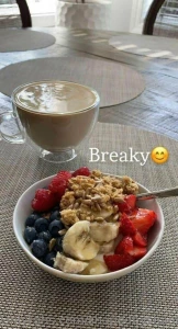 Another breakfast yogurt berry bowl