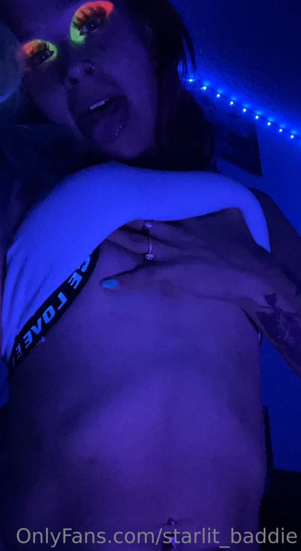 Want to cover me in glow paint 