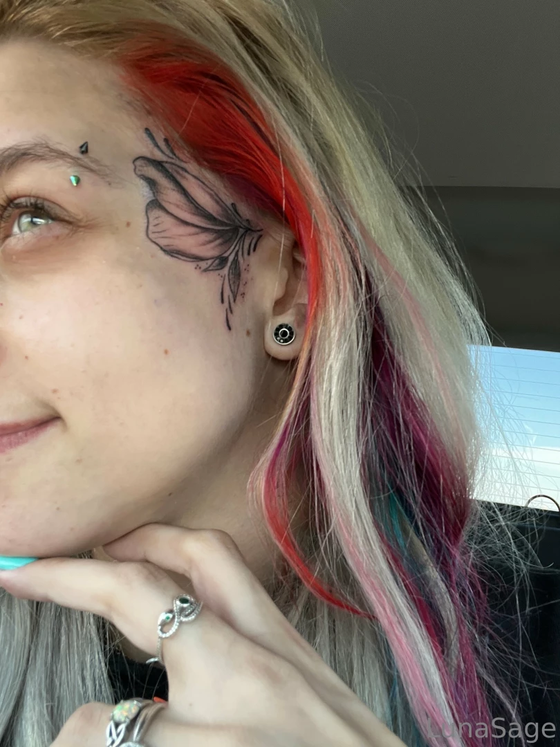 Much needed face tattoo done 
