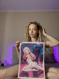 This painting is a gift from a friend of mine the snake is a symbol of