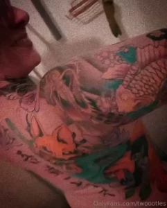 Missed my shower time tattoo tour message me shower