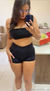 The hardest part of going to the gym is keeping the top in place