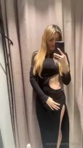 Trying on black dresses i haven t found the one part 2