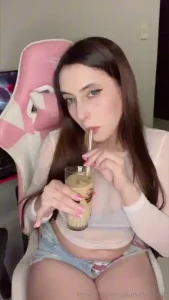 Who needs dessert you ve got iced coffee and me