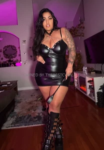 Leather heels and this whip all i m missing is your submission if you